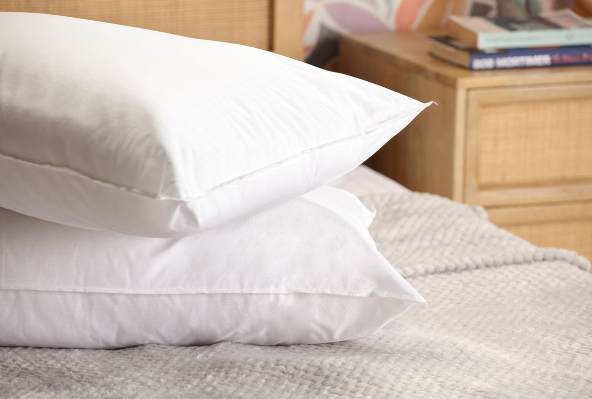 Luxury Eco Pillows 2 Pack - 100% Recycled Materials & Hypoallergenic