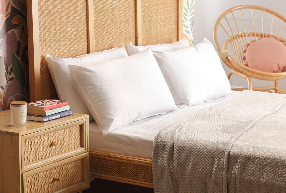 Luxury Eco Pillows 2 Pack - 100% Recycled Materials & Hypoallergenic