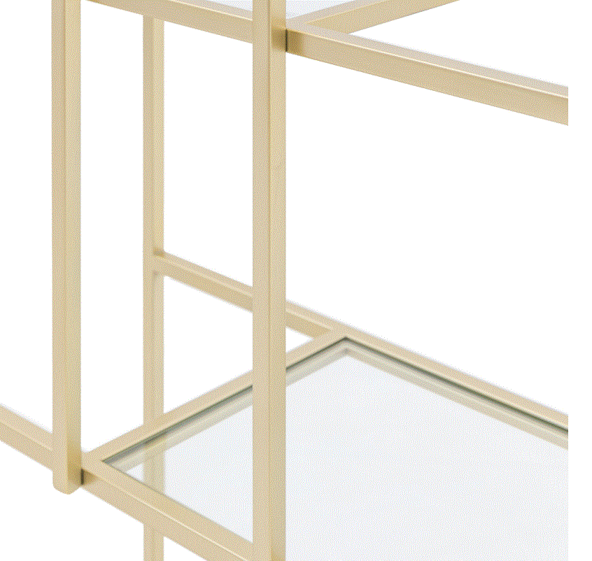 Rothwell Gold Display Unit Bookshelves