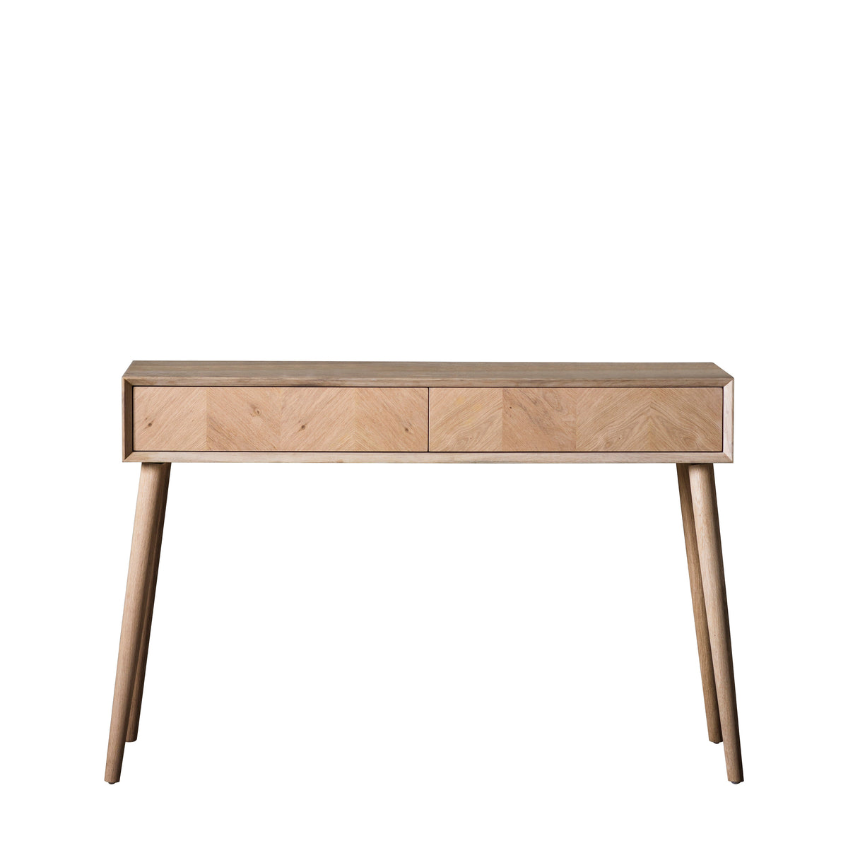 Mitrina Oak 2 Drawer Console Table