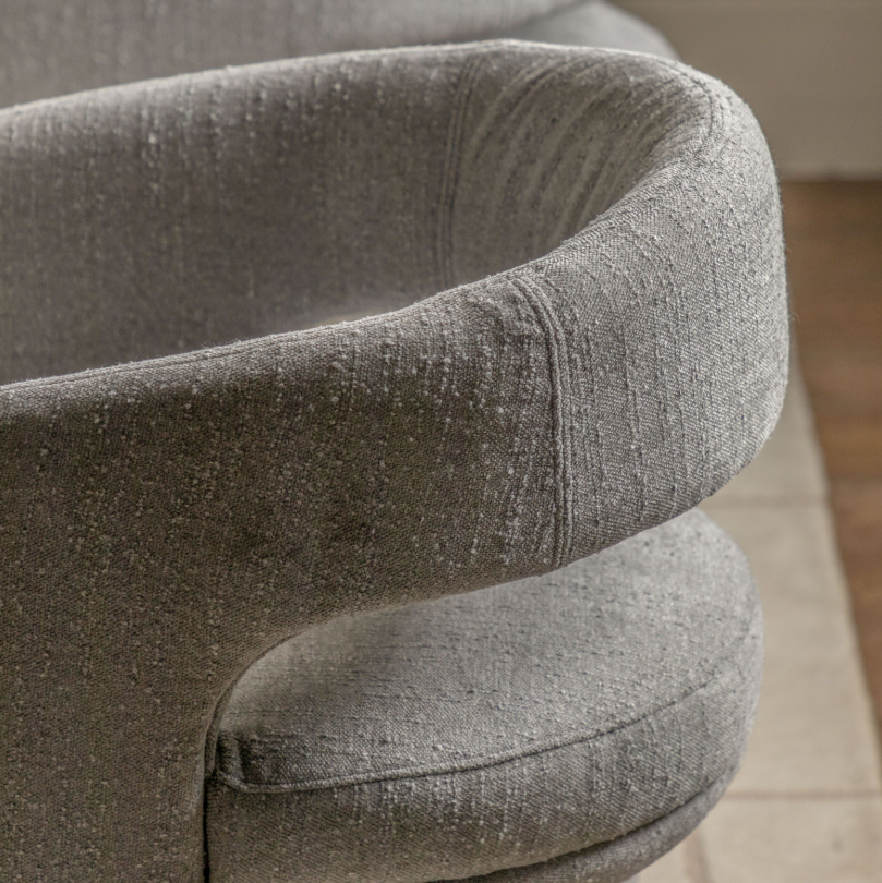 Radox Upholstered Grey Dining Chair