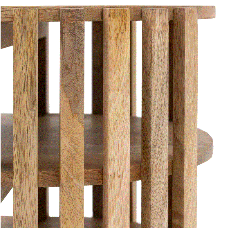 Voltess Mango Wood Media Unit