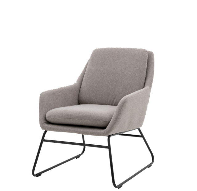 Furton Upholstered Armchair Grey