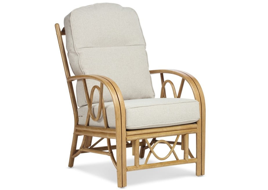 Desser Bali Light Oak Cane Armchair Perfect for Conservatories