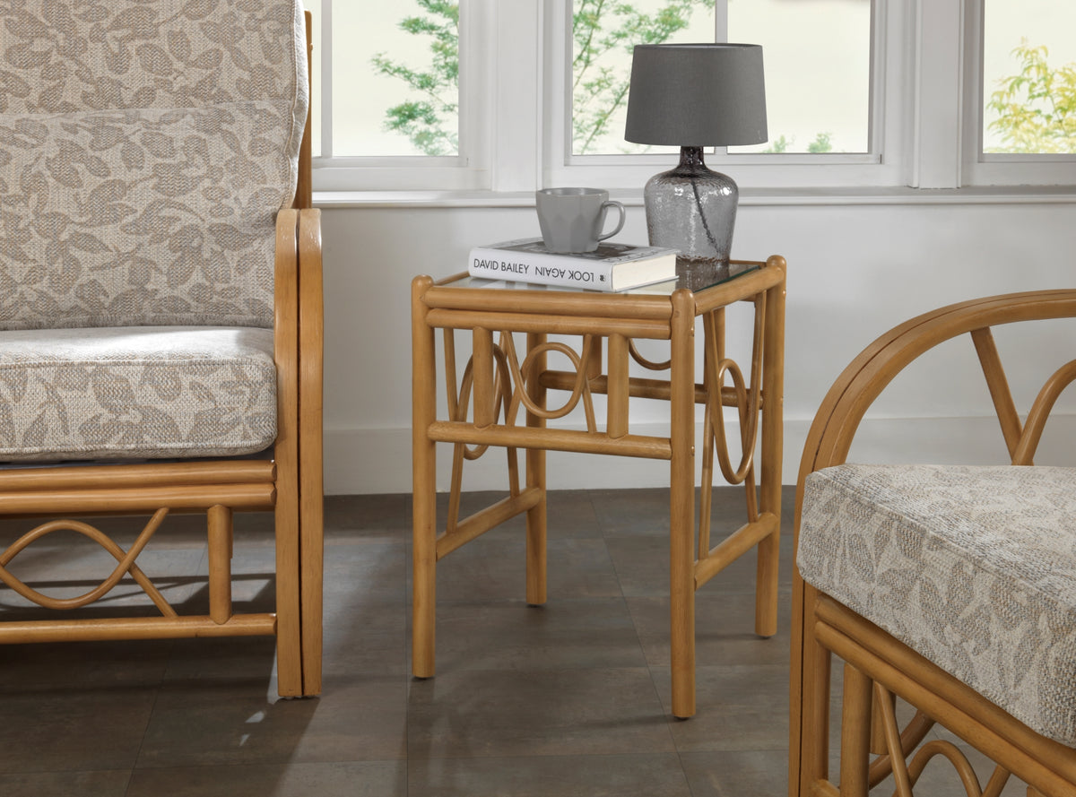 Bali Cane Lamp Table