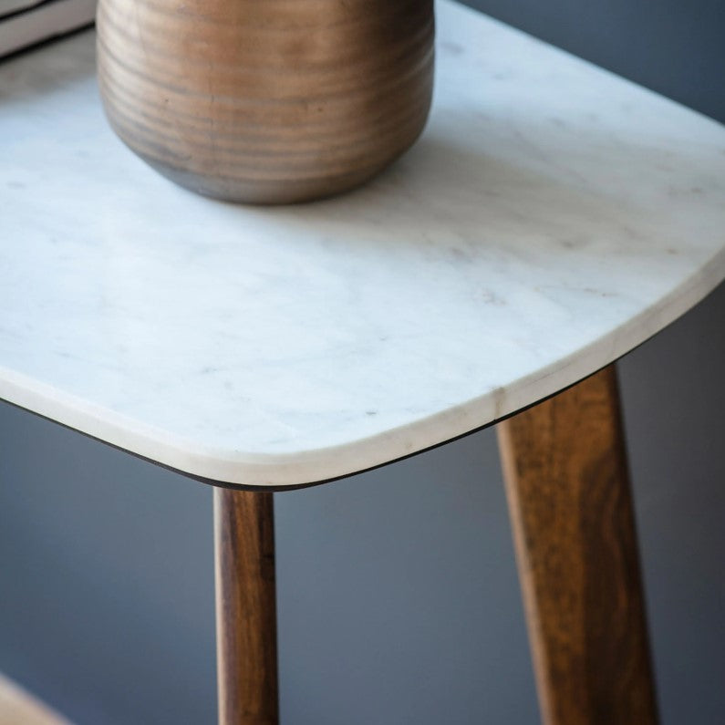 Barcelona Console Table with Marble Top