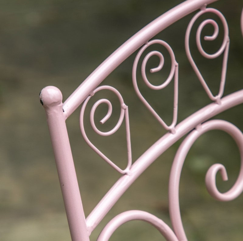 Barundi 2 Seater Folding Bistro Set - Pink