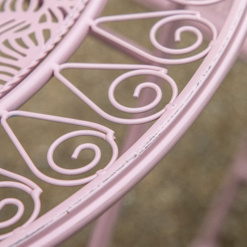 Barundi 2 Seater Folding Bistro Set - Pink