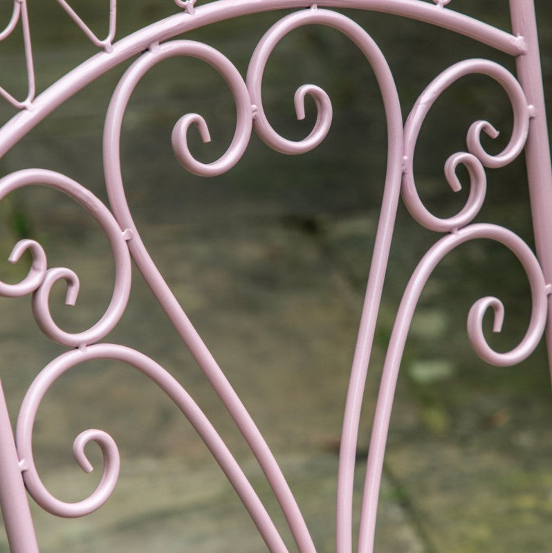Barundi 2 Seater Folding Bistro Set - Pink