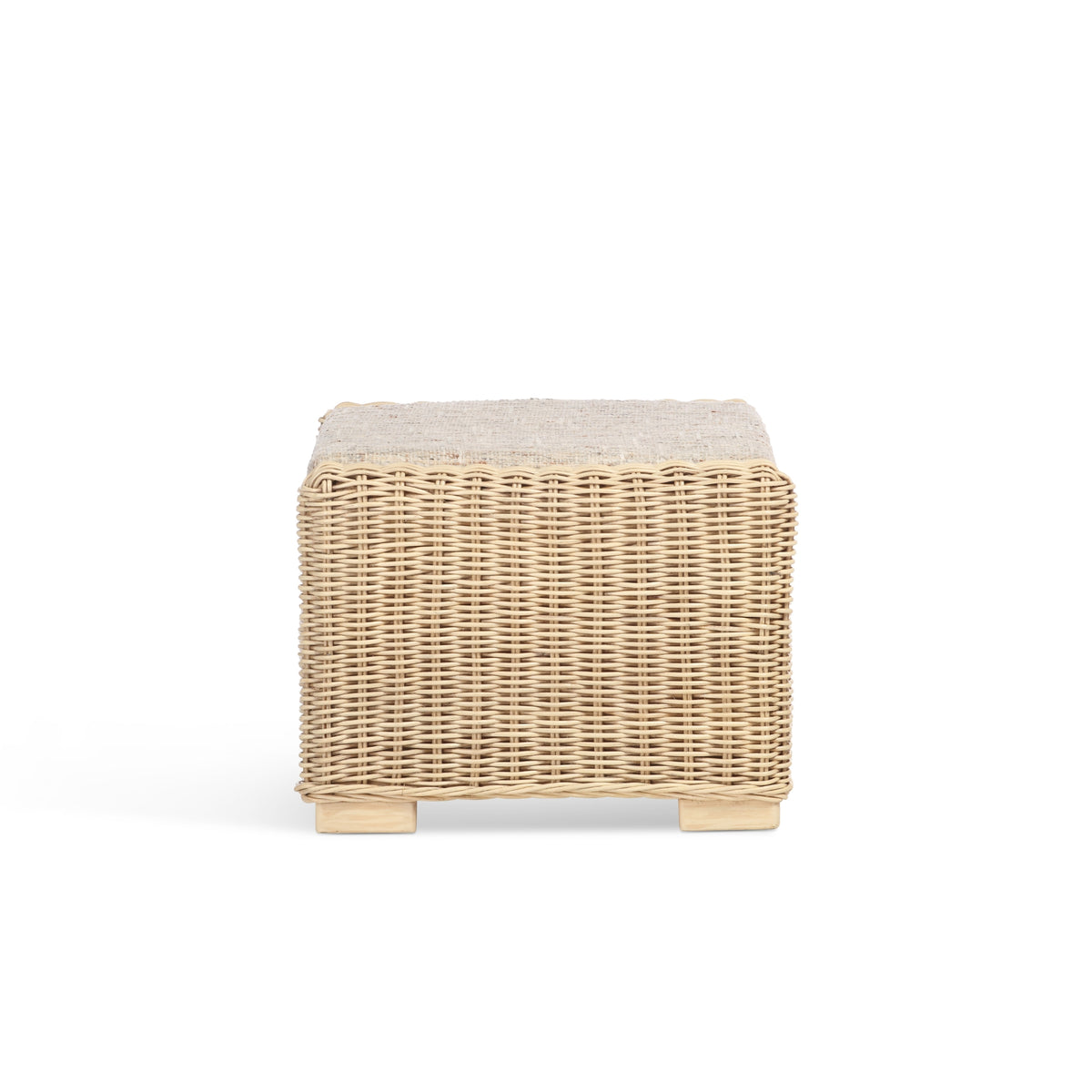 Burford Blush Footstool with Hidden Storage