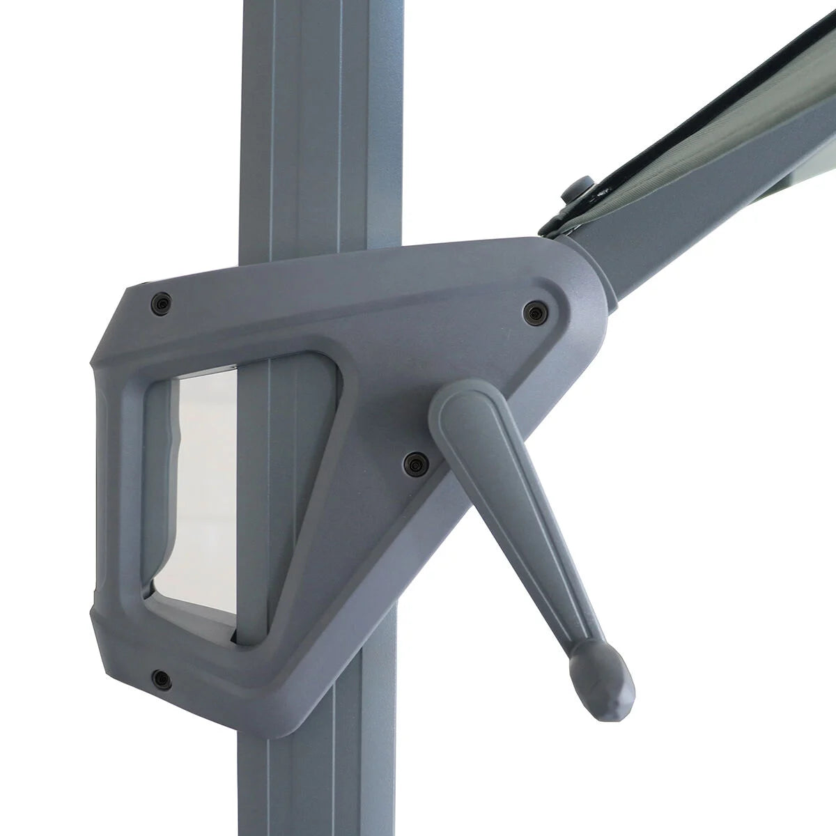 Halo 3m Round Rotating Cantilever Parasol in Green