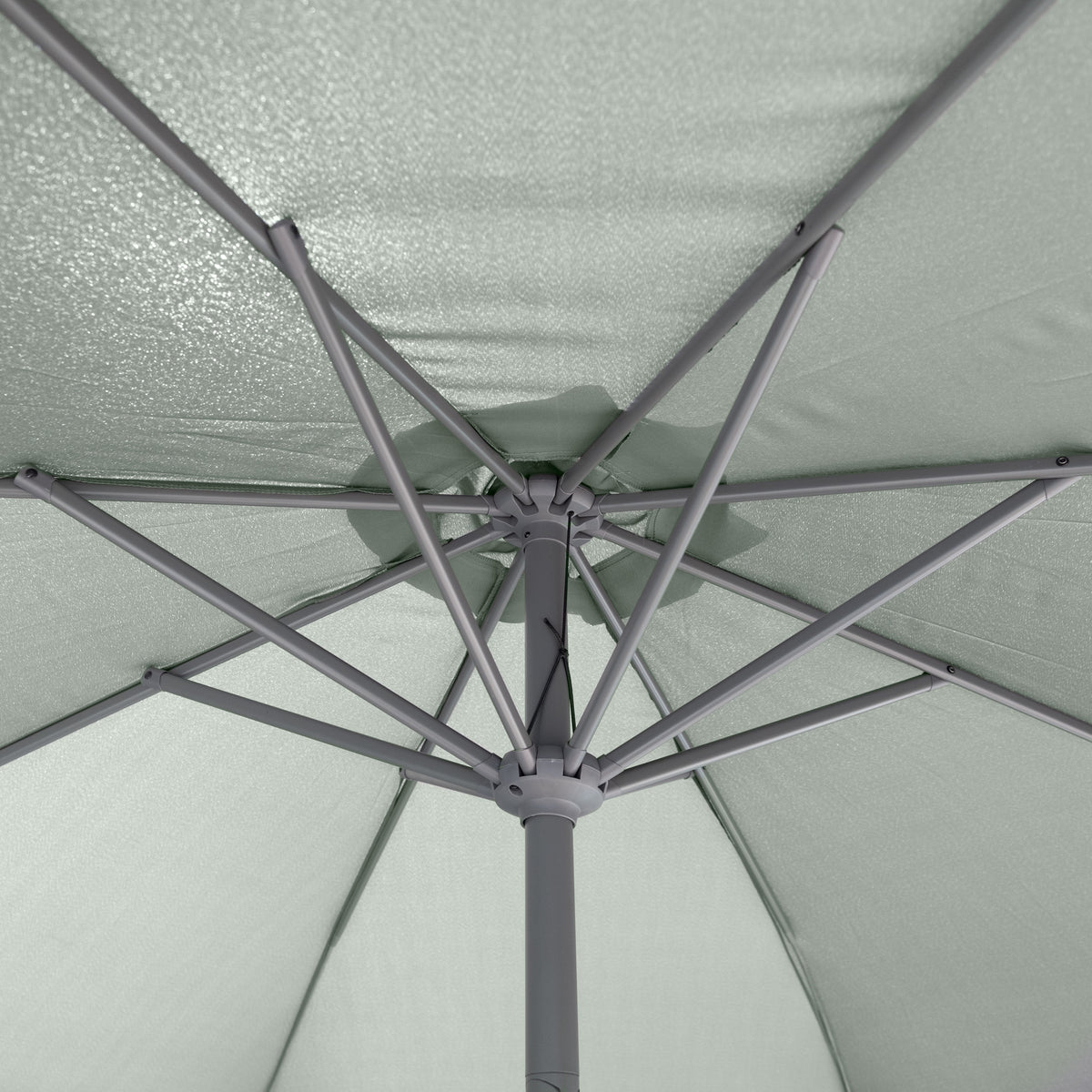 Corfu 2.7m Round Parasol in Green - No Base