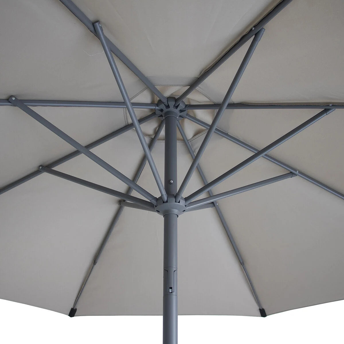 Corfu 3m Round Parasol in Beige - No Base