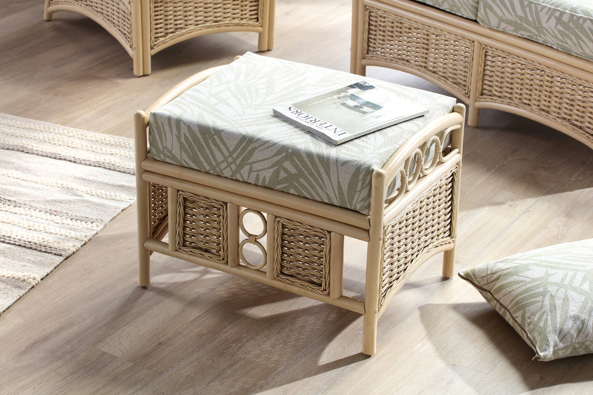 Chelsea Rattan Footstool