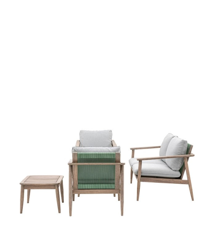 Chiron Acacia Wood Lounge Set