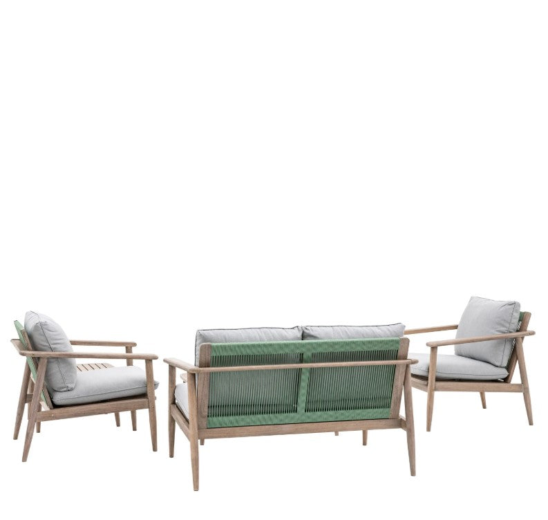 Chiron Acacia Wood Lounge Set