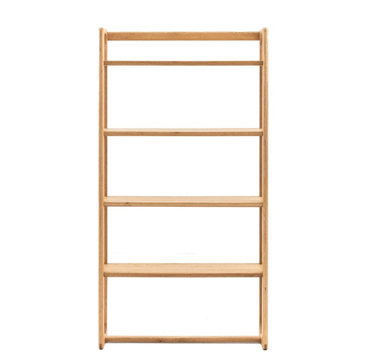 Craft Open Display Tall Bookshelves Unit Natural