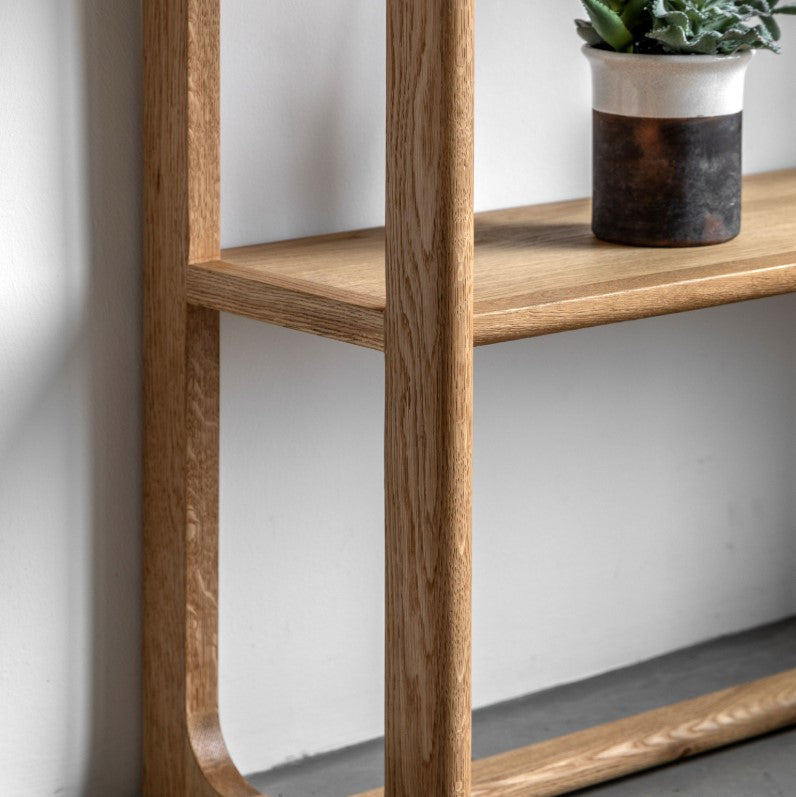 Craft Open Display Tall Bookshelves Unit Natural