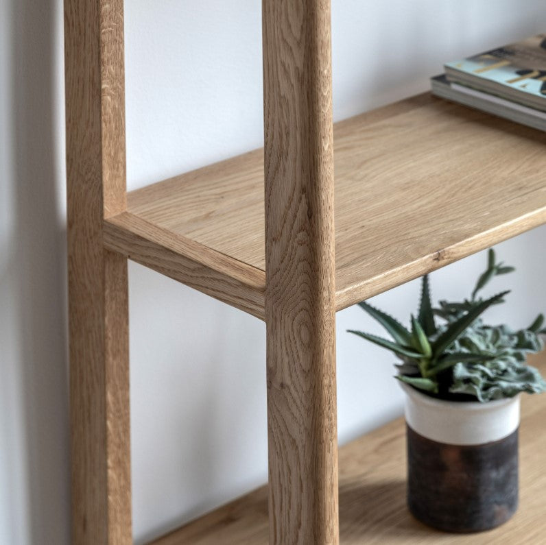 Craft Open Display Tall Bookshelves Unit Natural