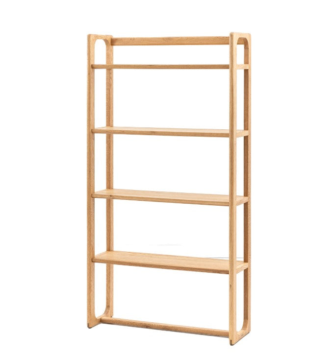 Craft Open Display Tall Bookshelves Unit Natural