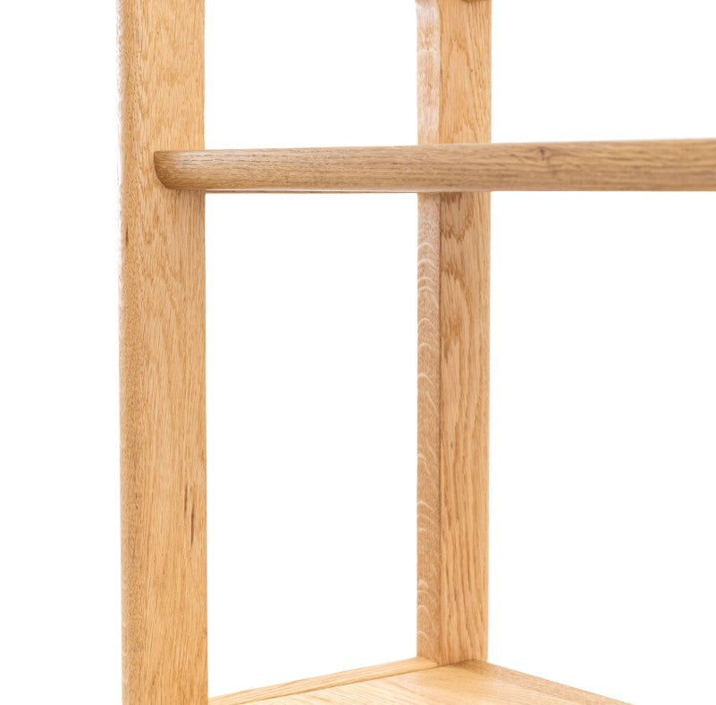 Craft Open Display Tall Bookshelves Unit Natural