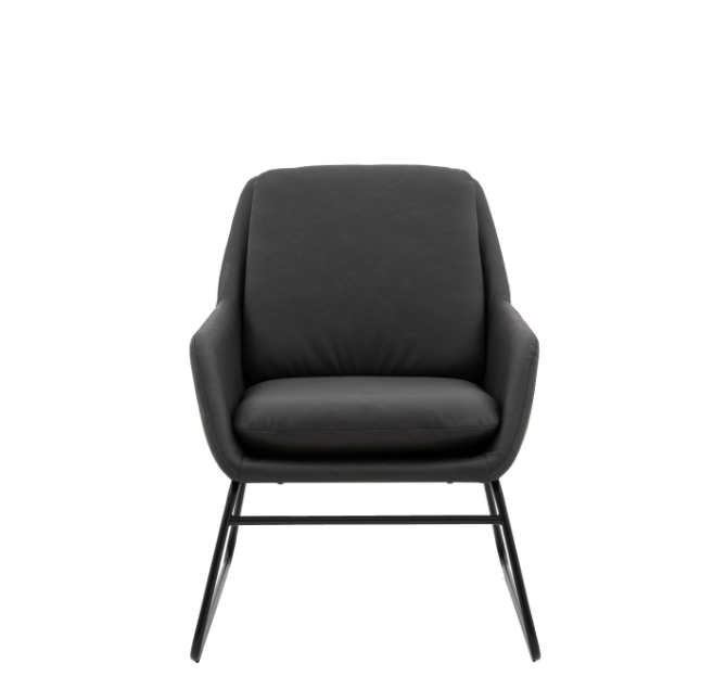Furton Upholstered Armchair Charcoal