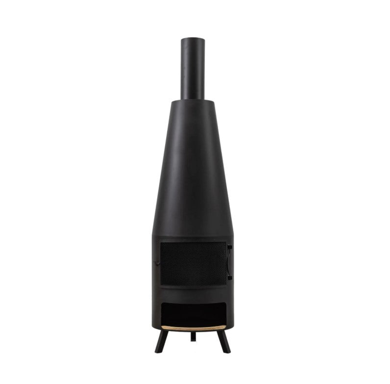 Firenze Chiminea with Pizza Shelf - Charcoal
