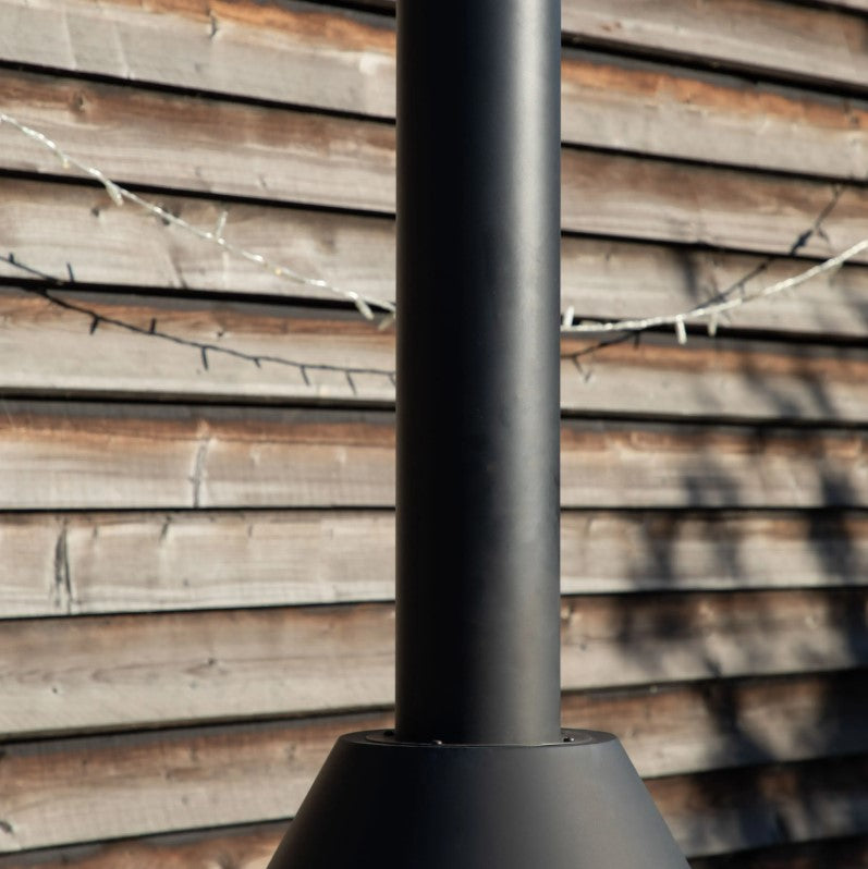 Firenze Fire Pit Chiminea with Pizza Shelf