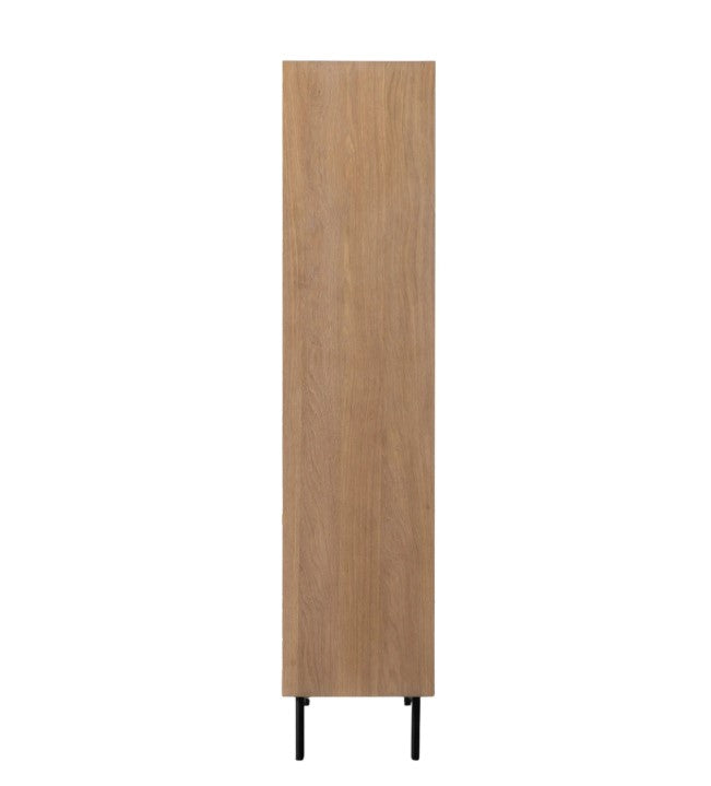 Fullina Bookcase with 2 Door Storage Open Display Unit