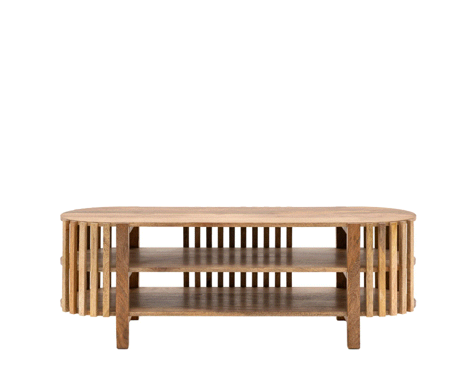 Voltess Mango Wood Media Unit