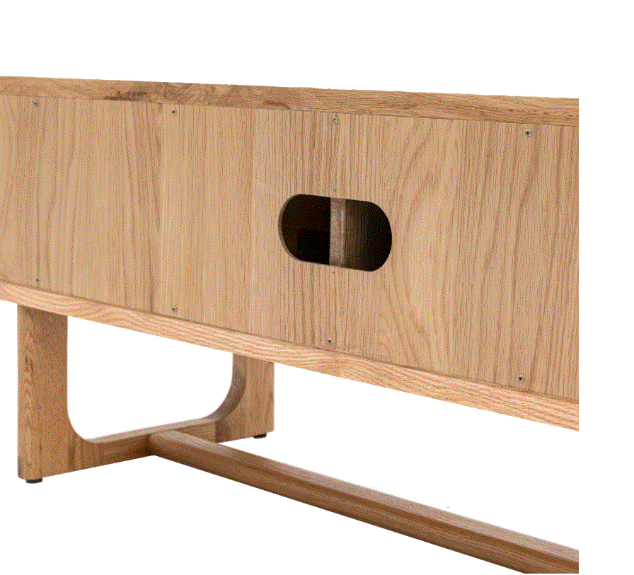 Chaleron Oak Wood Media Unit