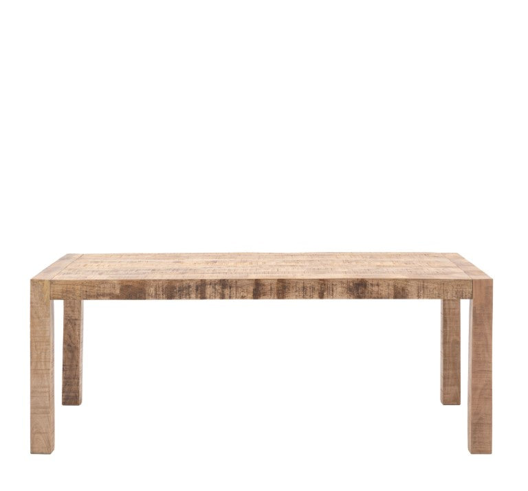Idaho Mango Wood Dining Table in Natural