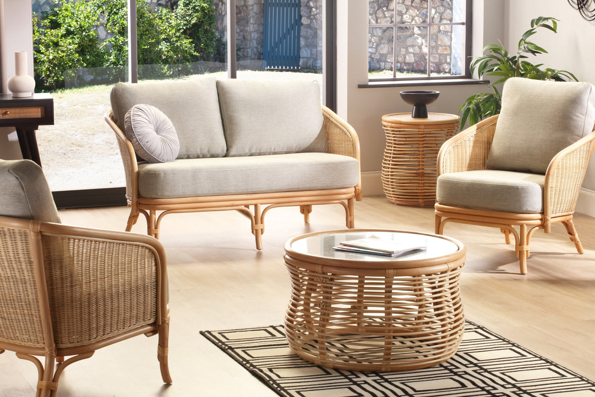 Desser Royal Rattan 2-Seater 3pc Suite| Handcrafted & Sustainable