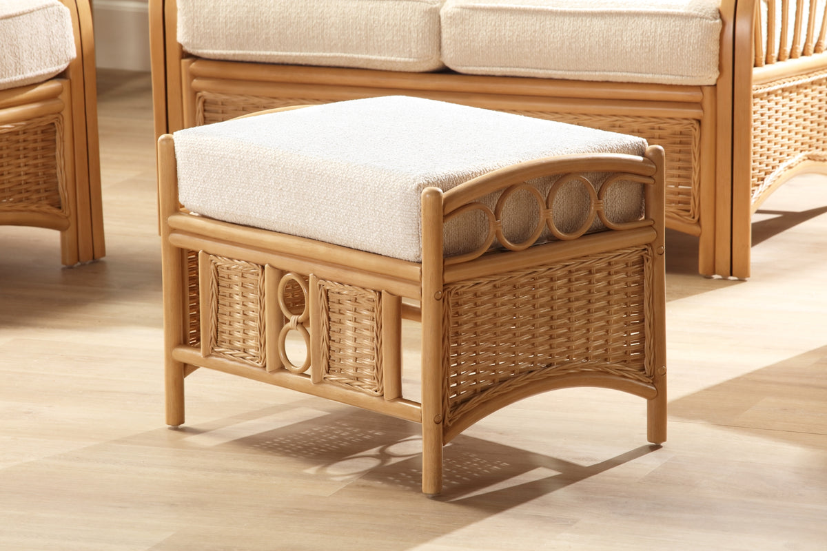 Vale Light Oak Footstool