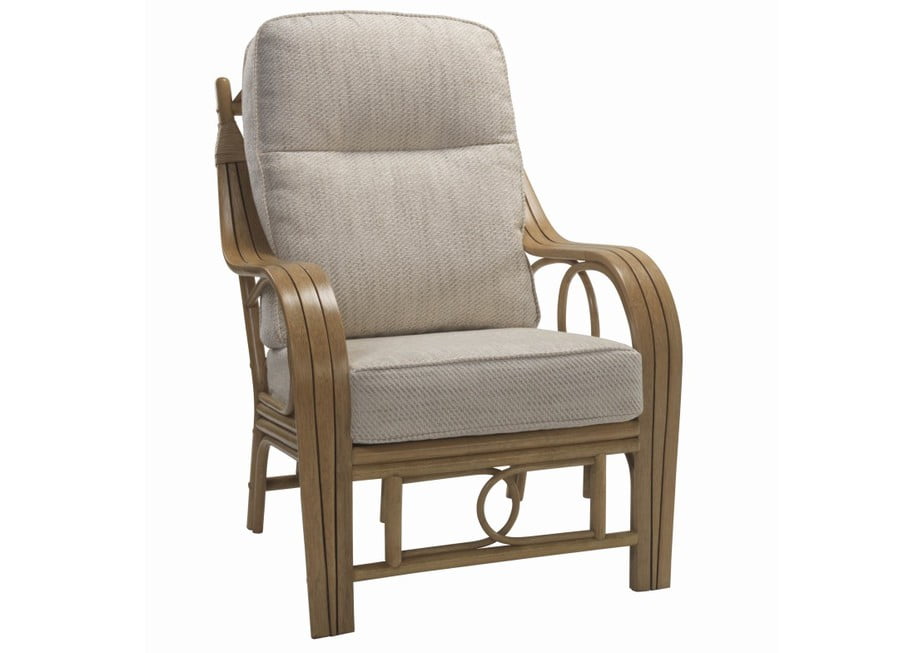 Madrid Light Oak Cane Armchair Desser Furniture