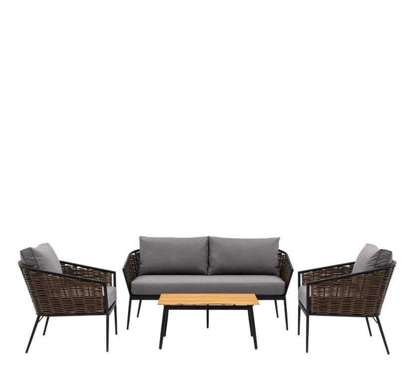 Marita Outdoor Lounge Set with Table