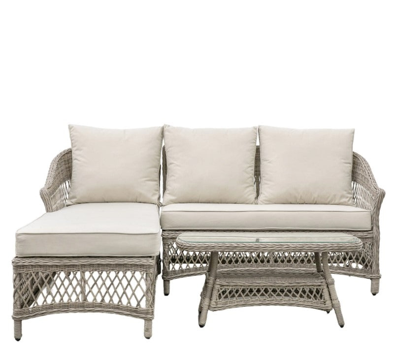 Mintow Chaise Set in Stone