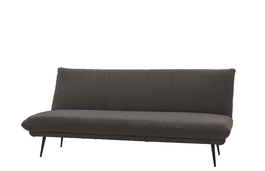 Durban Plush Sofa Bed in Dark Grey