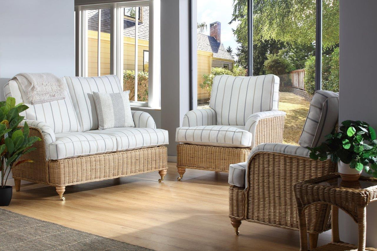 Seville Light Oak 3 Seater 3pc Suite