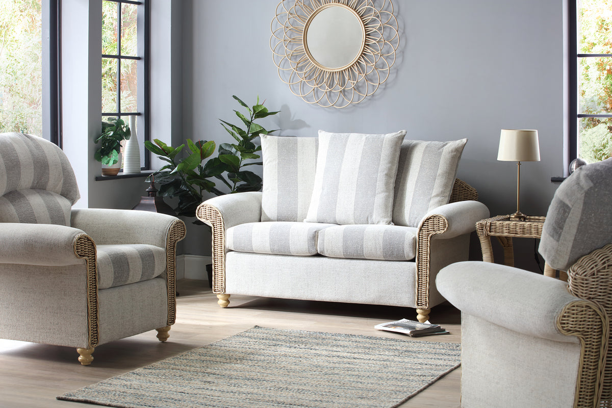 Samford Modern Scatter Back 2-Seater Sofa 3pc Suite - Sustainable Design