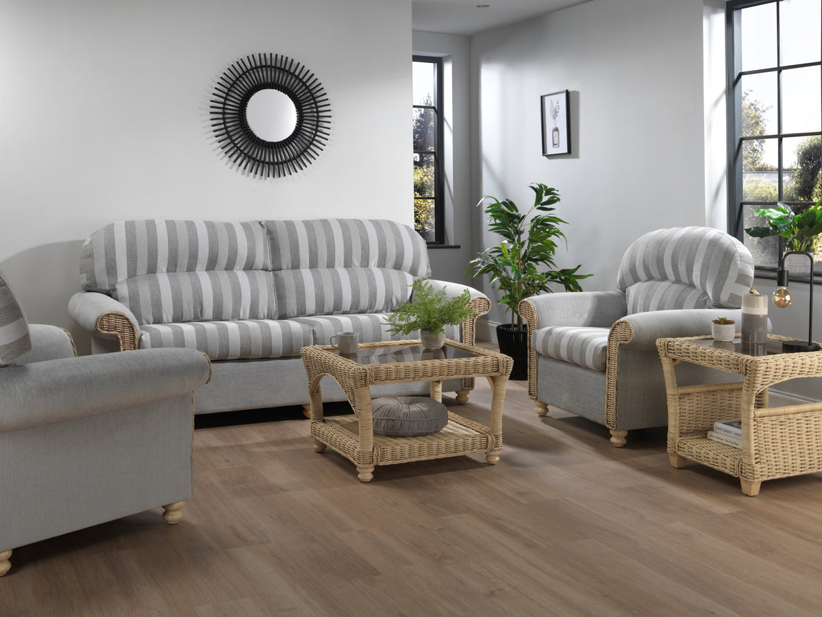 Samford Rattan 3 Seater Suite