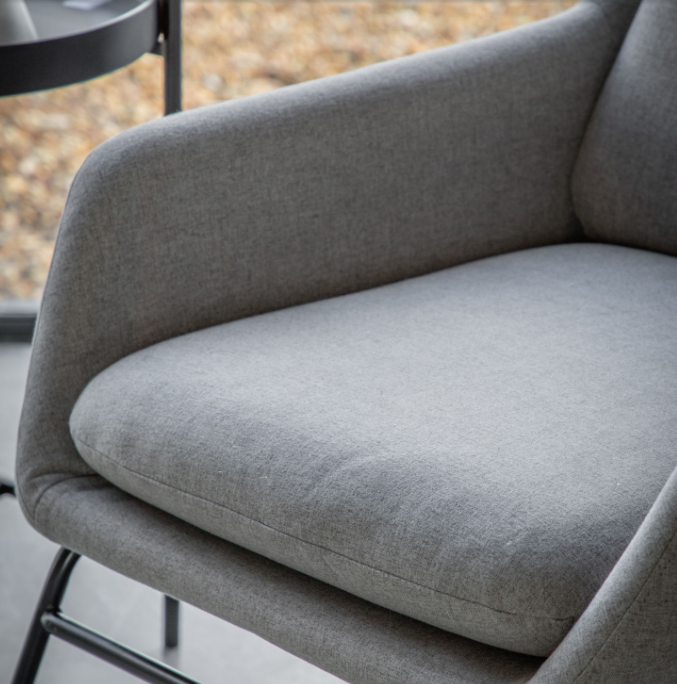 Furton Upholstered Armchair Grey