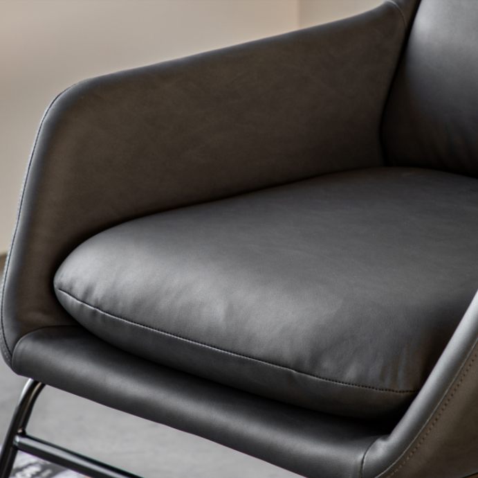 Furton Upholstered Armchair Charcoal