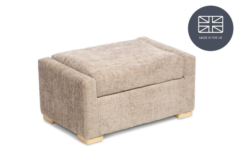 witney footstool with storage