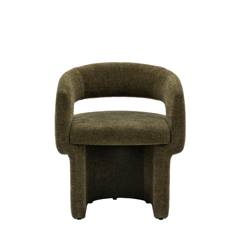 Radox Upholstered Green Dining Chair