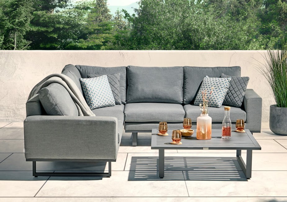 Desser Aruba Patio Corner Sofa Coffee Table