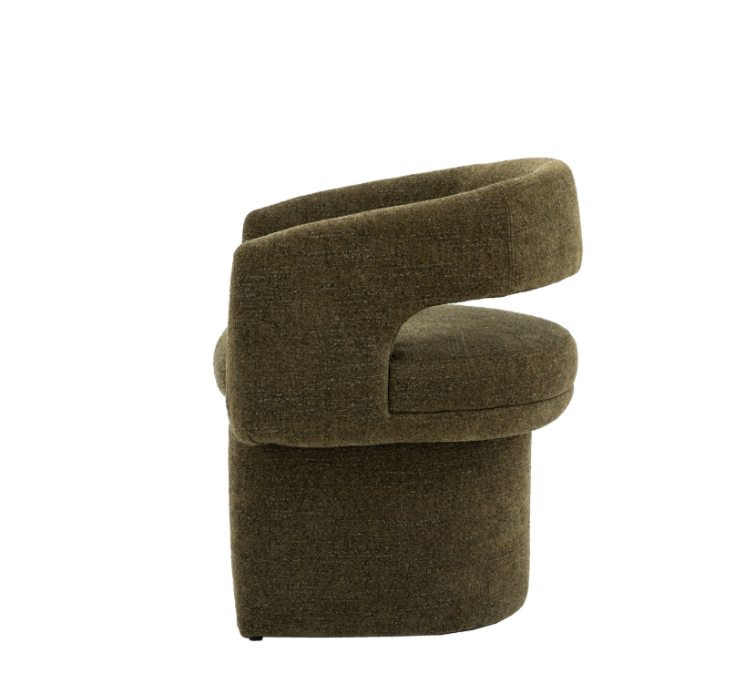 Radox Upholstered Green Dining Chair
