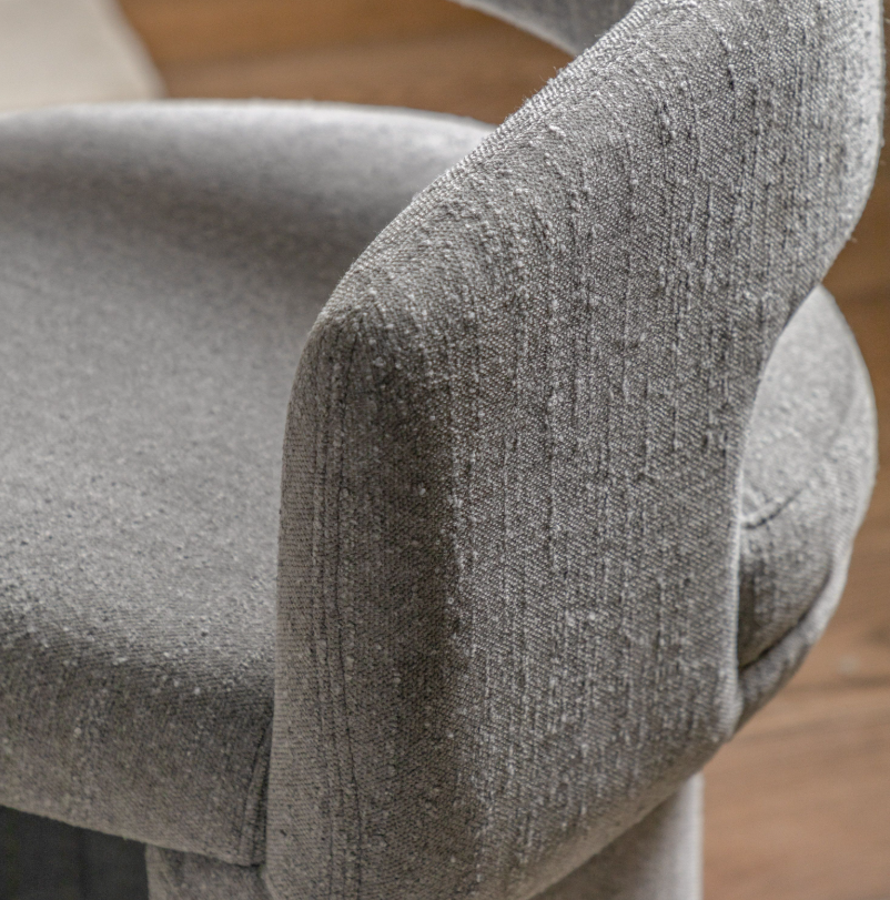 Radox Upholstered Grey Dining Chair
