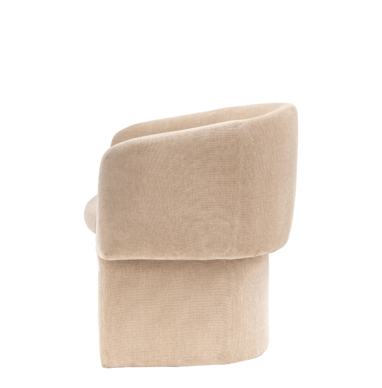 Halo Cream Upholstered Dining Chair