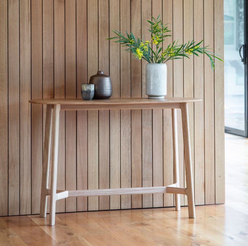 Maria Oak Wooden Console Table